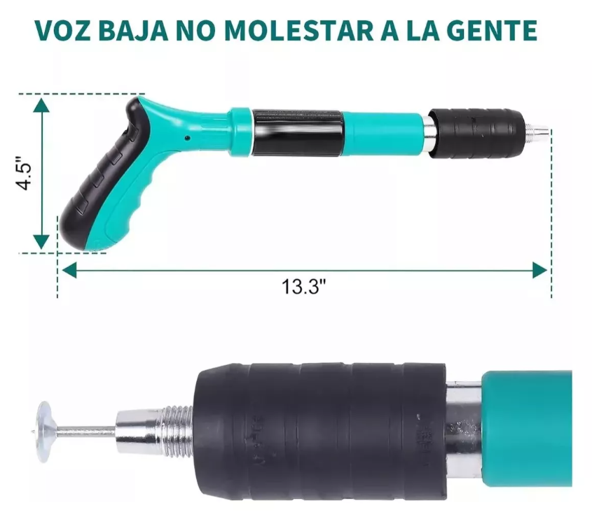 Pistola De Fijación De Pared De Clavos