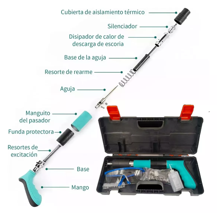 Pistola De Fijación De Pared De Clavos